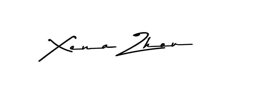 Use a signature maker to create a handwritten signature online. With this signature software, you can design (Asem Kandis PERSONAL USE) your own signature for name Xena Zhou. Xena Zhou signature style 9 images and pictures png