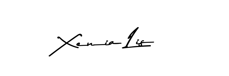 Create a beautiful signature design for name Xenia Lis. With this signature (Asem Kandis PERSONAL USE) fonts, you can make a handwritten signature for free. Xenia Lis signature style 9 images and pictures png