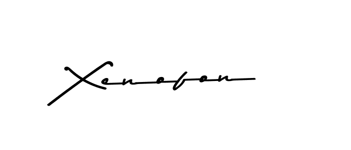 Make a beautiful signature design for name Xenofon. With this signature (Asem Kandis PERSONAL USE) style, you can create a handwritten signature for free. Xenofon signature style 9 images and pictures png