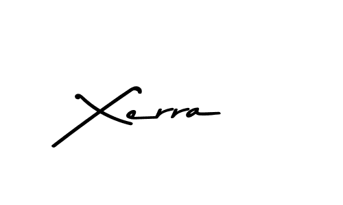 How to make Xerra signature? Asem Kandis PERSONAL USE is a professional autograph style. Create handwritten signature for Xerra name. Xerra signature style 9 images and pictures png