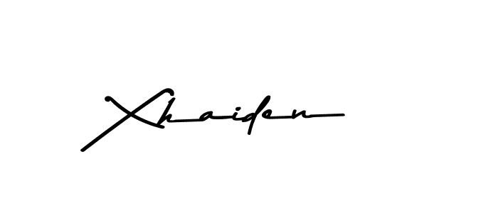 Make a beautiful signature design for name Xhaiden. With this signature (Asem Kandis PERSONAL USE) style, you can create a handwritten signature for free. Xhaiden signature style 9 images and pictures png