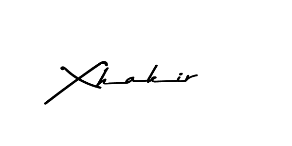 if you are searching for the best signature style for your name Xhakir. so please give up your signature search. here we have designed multiple signature styles  using Asem Kandis PERSONAL USE. Xhakir signature style 9 images and pictures png