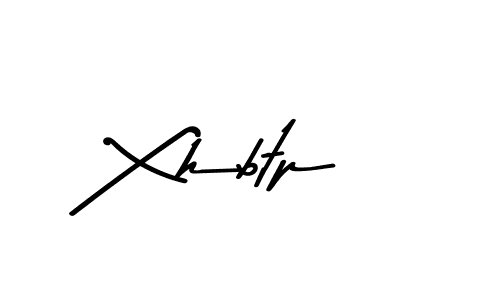 How to make Xhbtp name signature. Use Asem Kandis PERSONAL USE style for creating short signs online. This is the latest handwritten sign. Xhbtp signature style 9 images and pictures png