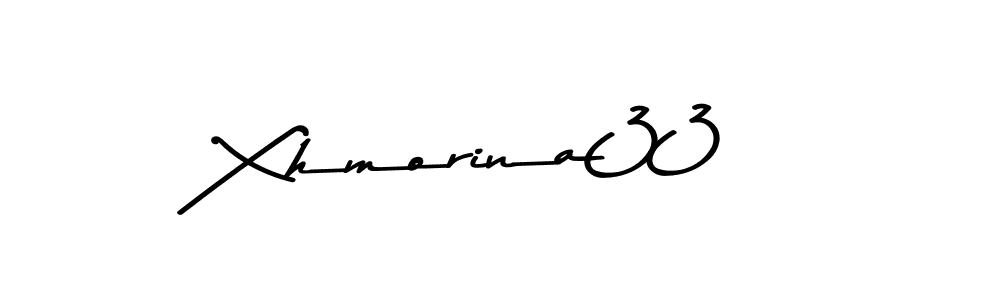 Make a beautiful signature design for name Xhmorina33. With this signature (Asem Kandis PERSONAL USE) style, you can create a handwritten signature for free. Xhmorina33 signature style 9 images and pictures png