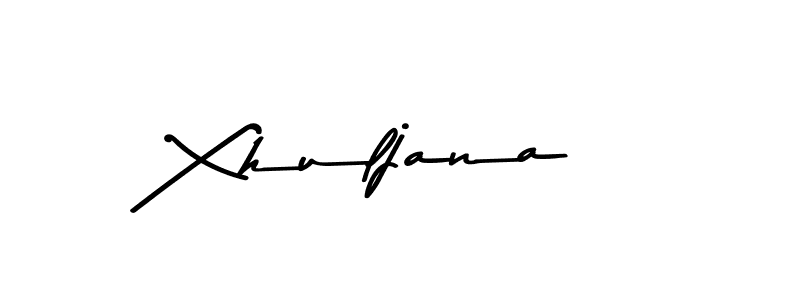 Design your own signature with our free online signature maker. With this signature software, you can create a handwritten (Asem Kandis PERSONAL USE) signature for name Xhuljana. Xhuljana signature style 9 images and pictures png