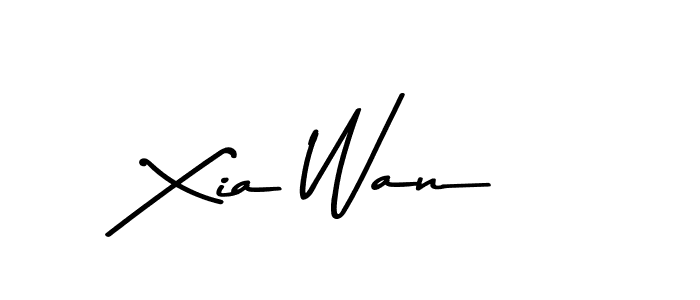 Make a beautiful signature design for name Xia Wan. With this signature (Asem Kandis PERSONAL USE) style, you can create a handwritten signature for free. Xia Wan signature style 9 images and pictures png