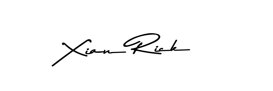 Also we have Xian Rick name is the best signature style. Create professional handwritten signature collection using Asem Kandis PERSONAL USE autograph style. Xian Rick signature style 9 images and pictures png