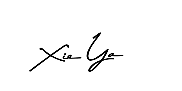 This is the best signature style for the Xie Ya name. Also you like these signature font (Asem Kandis PERSONAL USE). Mix name signature. Xie Ya signature style 9 images and pictures png