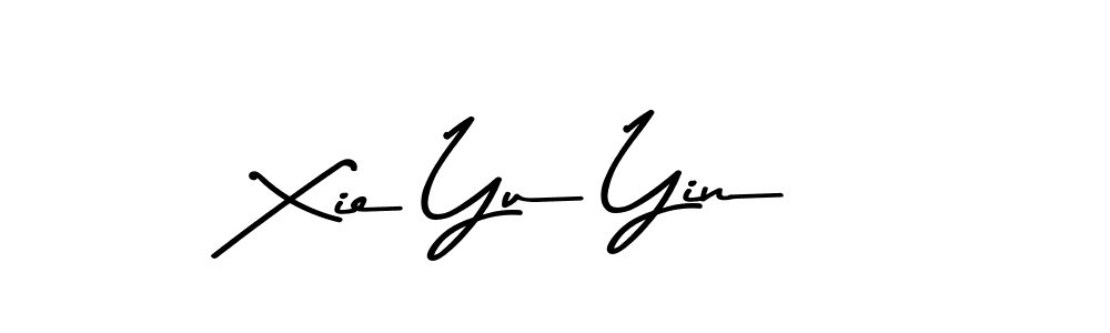 Xie Yu Yin stylish signature style. Best Handwritten Sign (Asem Kandis PERSONAL USE) for my name. Handwritten Signature Collection Ideas for my name Xie Yu Yin. Xie Yu Yin signature style 9 images and pictures png