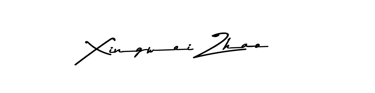 Xingwei Zhao stylish signature style. Best Handwritten Sign (Asem Kandis PERSONAL USE) for my name. Handwritten Signature Collection Ideas for my name Xingwei Zhao. Xingwei Zhao signature style 9 images and pictures png