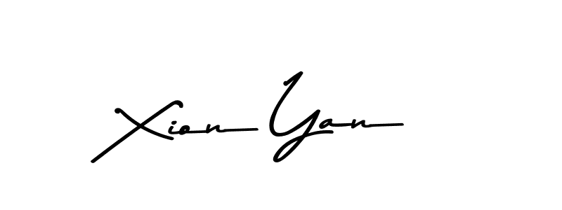 Make a beautiful signature design for name Xion Yan. With this signature (Asem Kandis PERSONAL USE) style, you can create a handwritten signature for free. Xion Yan signature style 9 images and pictures png