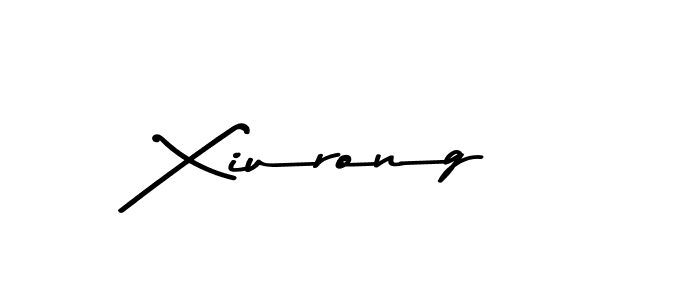 Make a beautiful signature design for name Xiurong. With this signature (Asem Kandis PERSONAL USE) style, you can create a handwritten signature for free. Xiurong signature style 9 images and pictures png