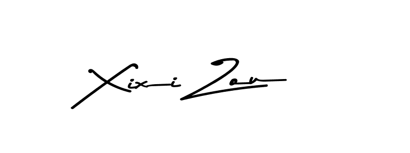 Use a signature maker to create a handwritten signature online. With this signature software, you can design (Asem Kandis PERSONAL USE) your own signature for name Xixi Zou. Xixi Zou signature style 9 images and pictures png