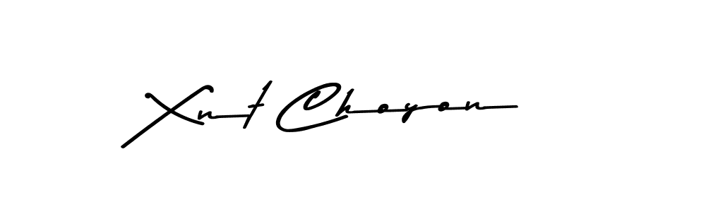 Also You can easily find your signature by using the search form. We will create Xnt Choyon name handwritten signature images for you free of cost using Asem Kandis PERSONAL USE sign style. Xnt Choyon signature style 9 images and pictures png