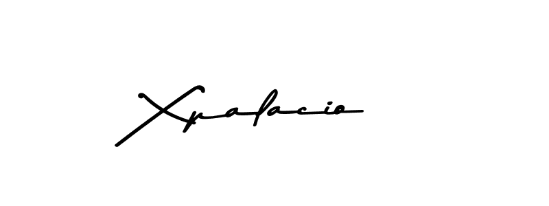 Create a beautiful signature design for name Xpalacio. With this signature (Asem Kandis PERSONAL USE) fonts, you can make a handwritten signature for free. Xpalacio signature style 9 images and pictures png