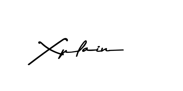 Xplain stylish signature style. Best Handwritten Sign (Asem Kandis PERSONAL USE) for my name. Handwritten Signature Collection Ideas for my name Xplain. Xplain signature style 9 images and pictures png