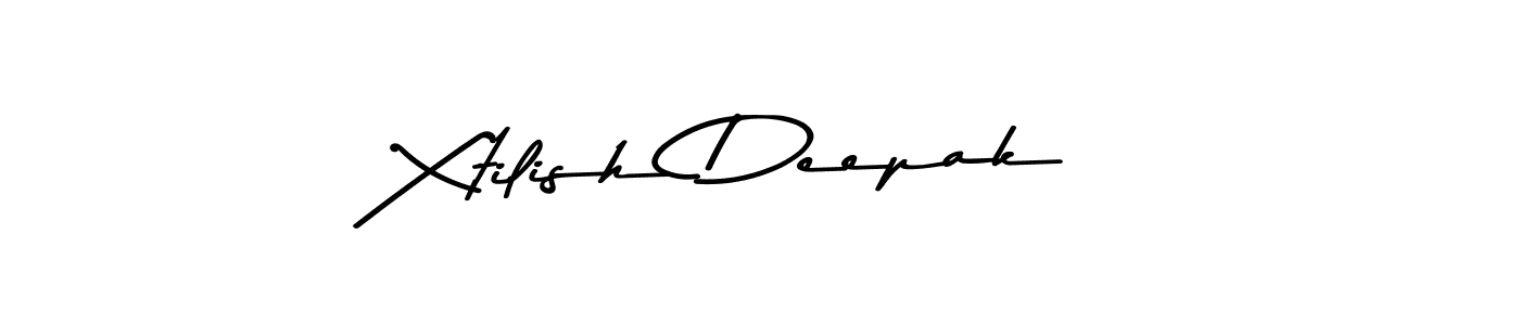 Make a beautiful signature design for name Xtilish Deepak. Use this online signature maker to create a handwritten signature for free. Xtilish Deepak signature style 9 images and pictures png