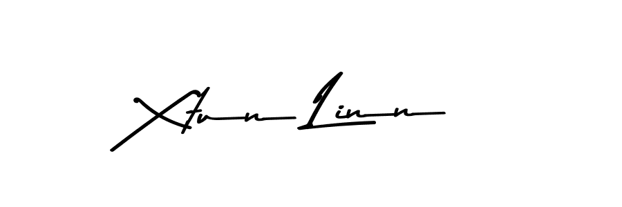 Also You can easily find your signature by using the search form. We will create Xtun Linn name handwritten signature images for you free of cost using Asem Kandis PERSONAL USE sign style. Xtun Linn signature style 9 images and pictures png
