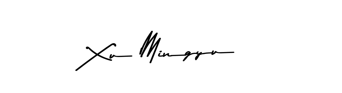 Make a beautiful signature design for name Xu Mingyué. With this signature (Asem Kandis PERSONAL USE) style, you can create a handwritten signature for free. Xu Mingyué signature style 9 images and pictures png