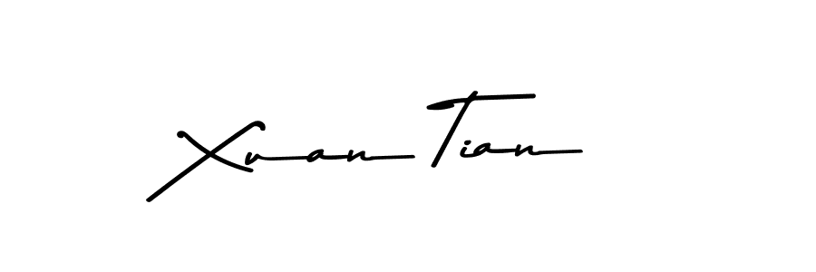 The best way (Asem Kandis PERSONAL USE) to make a short signature is to pick only two or three words in your name. The name Xuan Tian include a total of six letters. For converting this name. Xuan Tian signature style 9 images and pictures png