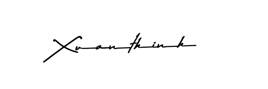 Asem Kandis PERSONAL USE is a professional signature style that is perfect for those who want to add a touch of class to their signature. It is also a great choice for those who want to make their signature more unique. Get Xuanthinh name to fancy signature for free. Xuanthinh signature style 9 images and pictures png