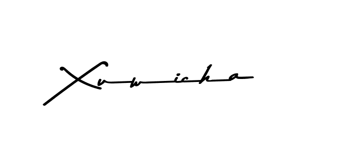 Xuwicha stylish signature style. Best Handwritten Sign (Asem Kandis PERSONAL USE) for my name. Handwritten Signature Collection Ideas for my name Xuwicha. Xuwicha signature style 9 images and pictures png