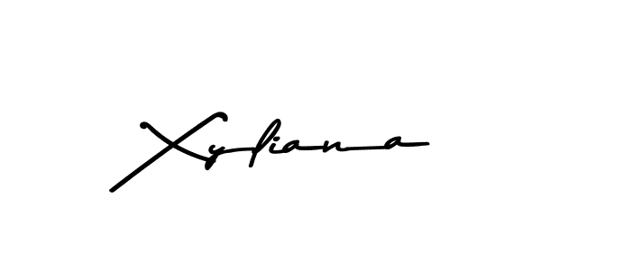 Design your own signature with our free online signature maker. With this signature software, you can create a handwritten (Asem Kandis PERSONAL USE) signature for name Xyliana. Xyliana signature style 9 images and pictures png