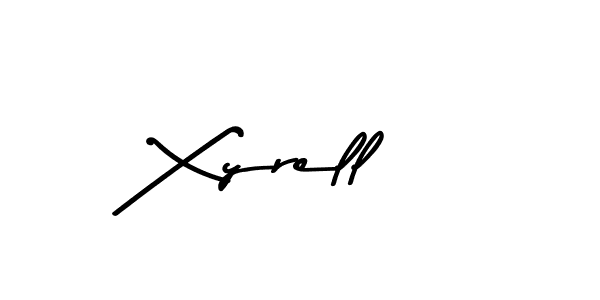 Use a signature maker to create a handwritten signature online. With this signature software, you can design (Asem Kandis PERSONAL USE) your own signature for name Xyrell. Xyrell signature style 9 images and pictures png