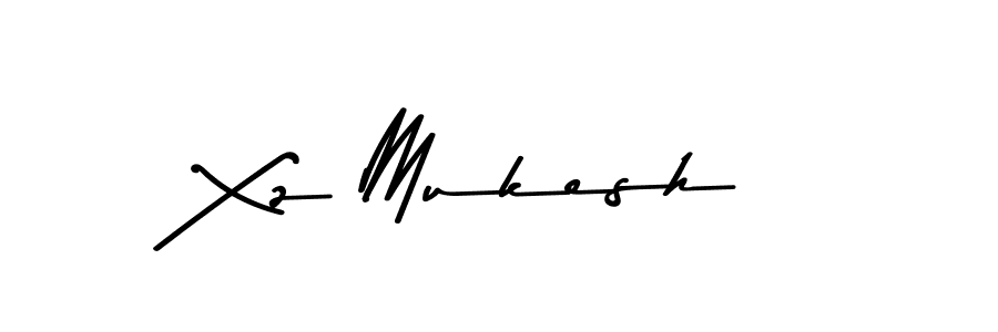 This is the best signature style for the Xz Mukesh name. Also you like these signature font (Asem Kandis PERSONAL USE). Mix name signature. Xz Mukesh signature style 9 images and pictures png