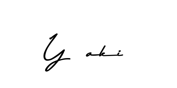 Design your own signature with our free online signature maker. With this signature software, you can create a handwritten (Asem Kandis PERSONAL USE) signature for name Yñaki. Yñaki signature style 9 images and pictures png