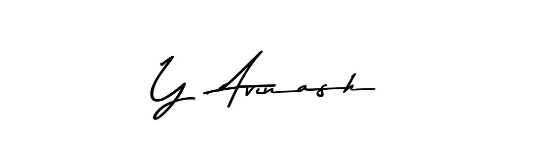 The best way (Asem Kandis PERSONAL USE) to make a short signature is to pick only two or three words in your name. The name Y . Avinash include a total of six letters. For converting this name. Y . Avinash signature style 9 images and pictures png