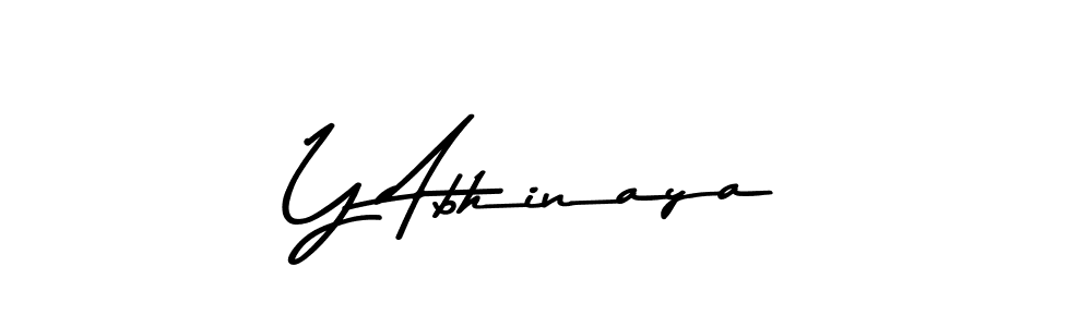 Also You can easily find your signature by using the search form. We will create Y Abhinaya name handwritten signature images for you free of cost using Asem Kandis PERSONAL USE sign style. Y Abhinaya signature style 9 images and pictures png