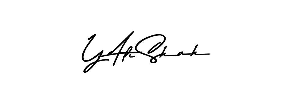 Asem Kandis PERSONAL USE is a professional signature style that is perfect for those who want to add a touch of class to their signature. It is also a great choice for those who want to make their signature more unique. Get Y Ali Shah name to fancy signature for free. Y Ali Shah signature style 9 images and pictures png