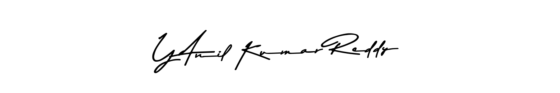 You should practise on your own different ways (Asem Kandis PERSONAL USE) to write your name (Y Anil Kumar Reddy) in signature. don't let someone else do it for you. Y Anil Kumar Reddy signature style 9 images and pictures png