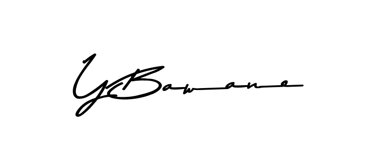 Also You can easily find your signature by using the search form. We will create Y Bawane name handwritten signature images for you free of cost using Asem Kandis PERSONAL USE sign style. Y Bawane signature style 9 images and pictures png
