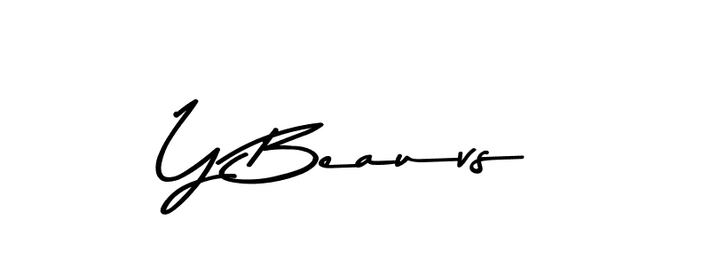 if you are searching for the best signature style for your name Y Beauvs. so please give up your signature search. here we have designed multiple signature styles  using Asem Kandis PERSONAL USE. Y Beauvs signature style 9 images and pictures png