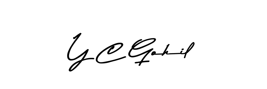 It looks lik you need a new signature style for name Y C Gohil. Design unique handwritten (Asem Kandis PERSONAL USE) signature with our free signature maker in just a few clicks. Y C Gohil signature style 9 images and pictures png