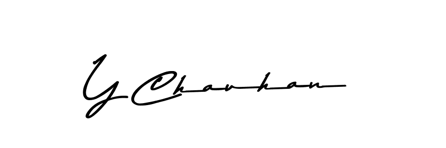 Also we have Y Chauhan name is the best signature style. Create professional handwritten signature collection using Asem Kandis PERSONAL USE autograph style. Y Chauhan signature style 9 images and pictures png