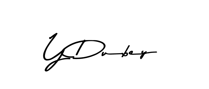 How to make Y Dubey signature? Asem Kandis PERSONAL USE is a professional autograph style. Create handwritten signature for Y Dubey name. Y Dubey signature style 9 images and pictures png
