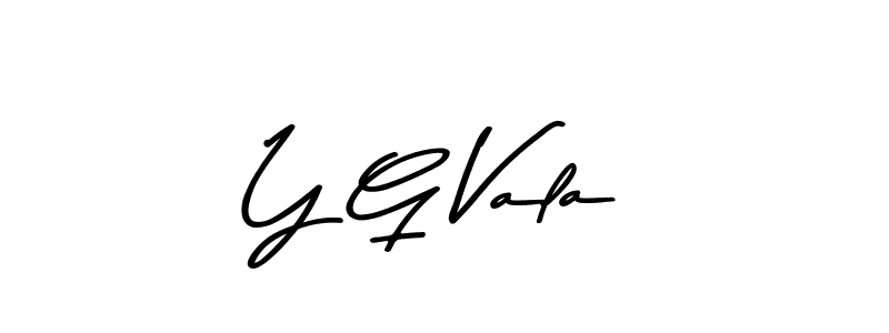 The best way (Asem Kandis PERSONAL USE) to make a short signature is to pick only two or three words in your name. The name Y G Vala include a total of six letters. For converting this name. Y G Vala signature style 9 images and pictures png