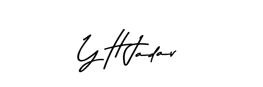 Design your own signature with our free online signature maker. With this signature software, you can create a handwritten (Asem Kandis PERSONAL USE) signature for name Y H Jadav. Y H Jadav signature style 9 images and pictures png