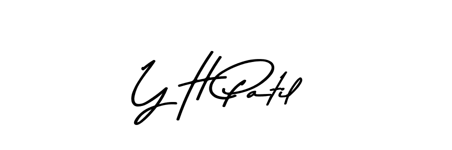 Make a beautiful signature design for name Y H Patil. Use this online signature maker to create a handwritten signature for free. Y H Patil signature style 9 images and pictures png