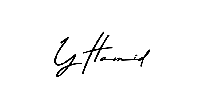 Use a signature maker to create a handwritten signature online. With this signature software, you can design (Asem Kandis PERSONAL USE) your own signature for name Y Hamid. Y Hamid signature style 9 images and pictures png