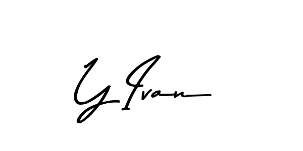 This is the best signature style for the Y Ivan name. Also you like these signature font (Asem Kandis PERSONAL USE). Mix name signature. Y Ivan signature style 9 images and pictures png