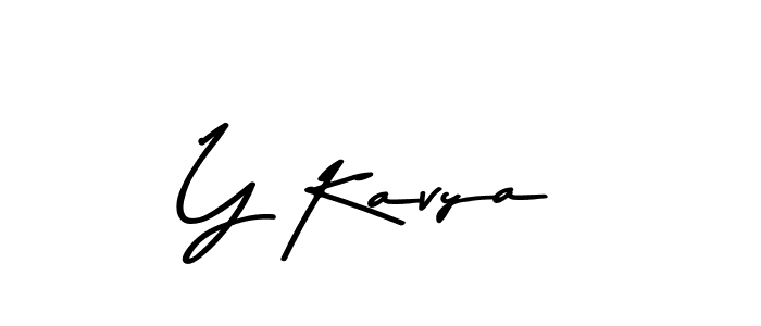 Y Kavya stylish signature style. Best Handwritten Sign (Asem Kandis PERSONAL USE) for my name. Handwritten Signature Collection Ideas for my name Y Kavya. Y Kavya signature style 9 images and pictures png