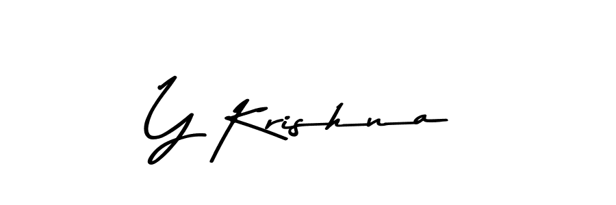How to make Y Krishna signature? Asem Kandis PERSONAL USE is a professional autograph style. Create handwritten signature for Y Krishna name. Y Krishna signature style 9 images and pictures png