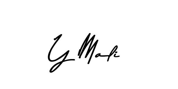 Use a signature maker to create a handwritten signature online. With this signature software, you can design (Asem Kandis PERSONAL USE) your own signature for name Y Mali. Y Mali signature style 9 images and pictures png