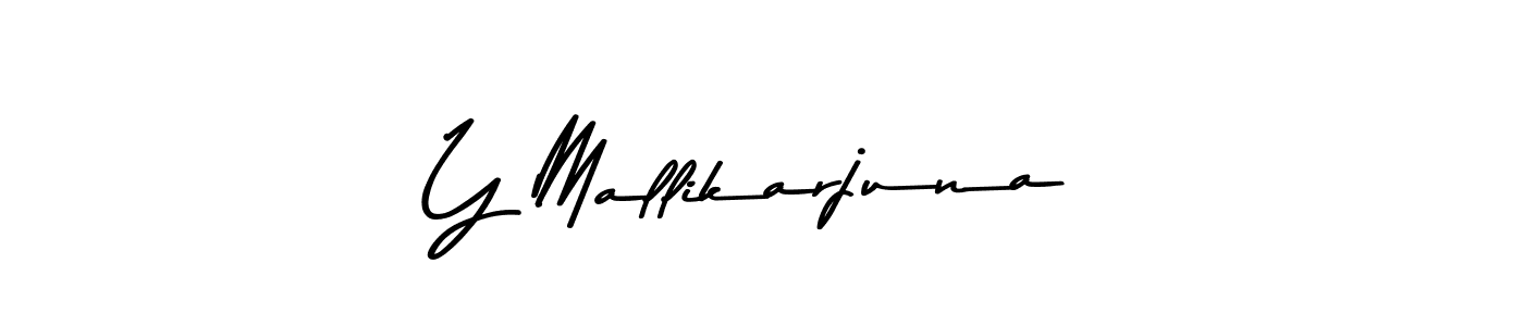 Make a beautiful signature design for name Y Mallikarjuna. With this signature (Asem Kandis PERSONAL USE) style, you can create a handwritten signature for free. Y Mallikarjuna signature style 9 images and pictures png