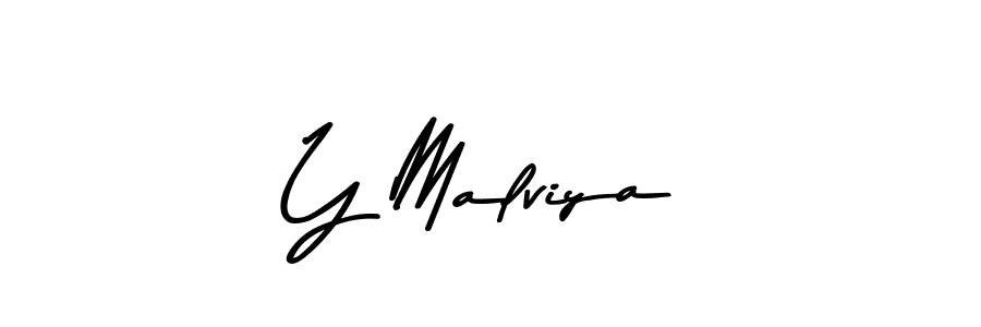 You should practise on your own different ways (Asem Kandis PERSONAL USE) to write your name (Y Malviya) in signature. don't let someone else do it for you. Y Malviya signature style 9 images and pictures png