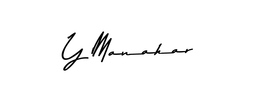 The best way (Asem Kandis PERSONAL USE) to make a short signature is to pick only two or three words in your name. The name Y Manahar include a total of six letters. For converting this name. Y Manahar signature style 9 images and pictures png